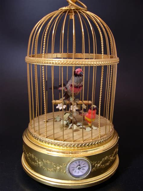 metal music jewelry box with bird picture|Birds Music Box .